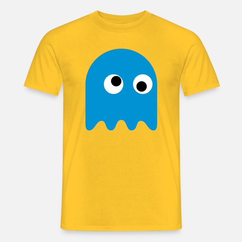Game Classics Ghost - Men’s T-shirt - yellow