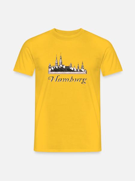 Hamburg - Men's T-Shirt - yellow