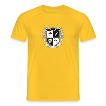 Ut Malum Pluvia - T-shirt homme - jaune - Devant - AI Model Male 178 dark (178cm)