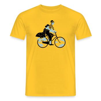 Transport Douceur - T-shirt homme - jaune - Devant - AI Model Male 178 dark (178cm)