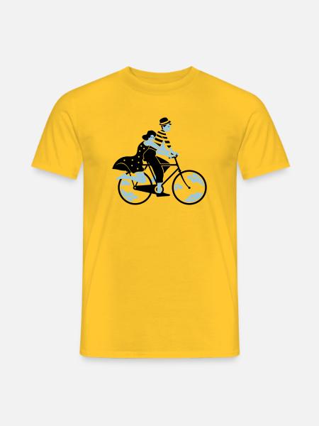 Transport Douceur - T-shirt homme - jaune