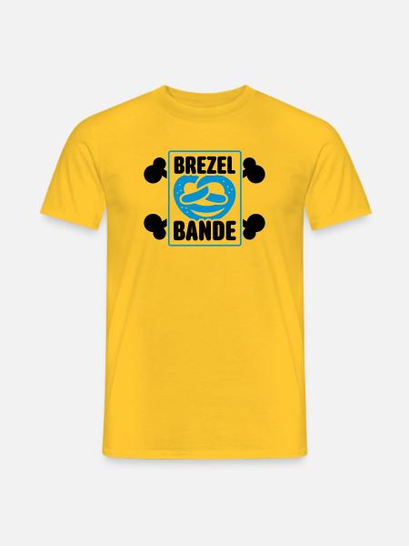 brezel bande - Männer T-Shirt - Gelb
