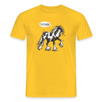 Hottehüüü Irish Tinker - Männer T-Shirt - Gelb - Vorne - AI Model Male 178 dark (178cm)