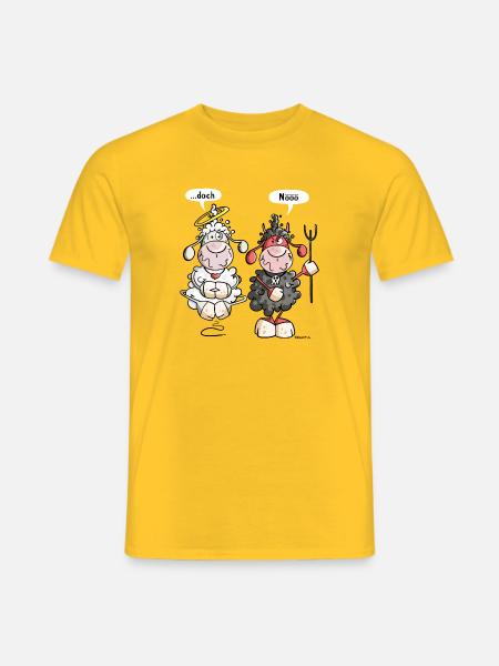 Kampf der Gegensätze - Männer T-Shirt - Gelb