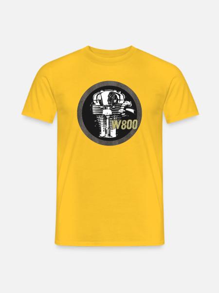 W800 - T-shirt homme - jaune
