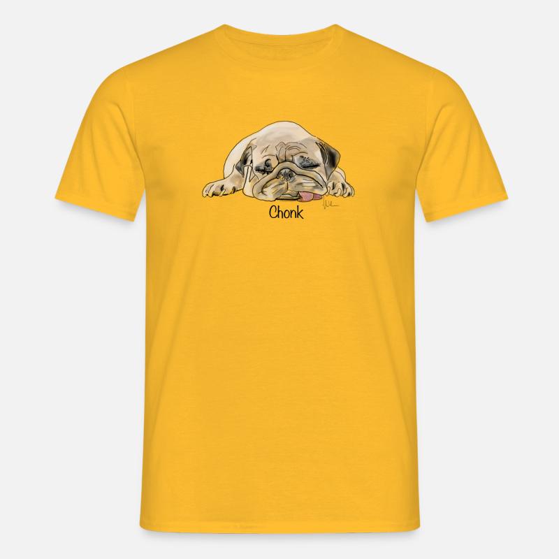 chonk - Männer T-Shirt - Gelb