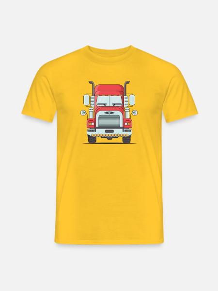 American Truck Laster - T-shirt homme - jaune