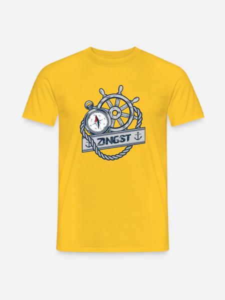 ZINGST - Dein Statement für Fischland Darss Zingst - Männer T-Shirt - Gelb