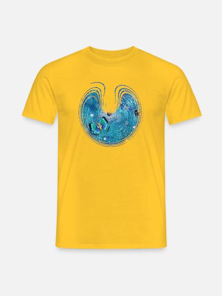 SchmetterlingsGlück - Sonja Ariel von Staden - Männer T-Shirt - Gelb