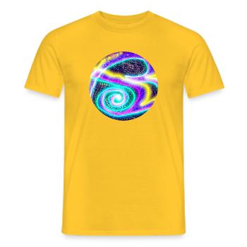Nordlichter - Männer T-Shirt - Gelb - Vorne - AI Model Male 178 dark (178cm)
