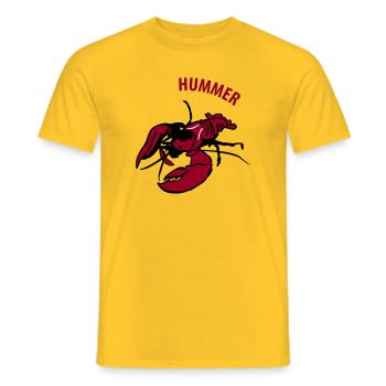 Hummer - Männer T-Shirt - Gelb - Vorne - AI Model Male 178 dark (178cm)