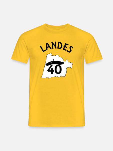 Landes - T-shirt homme - jaune