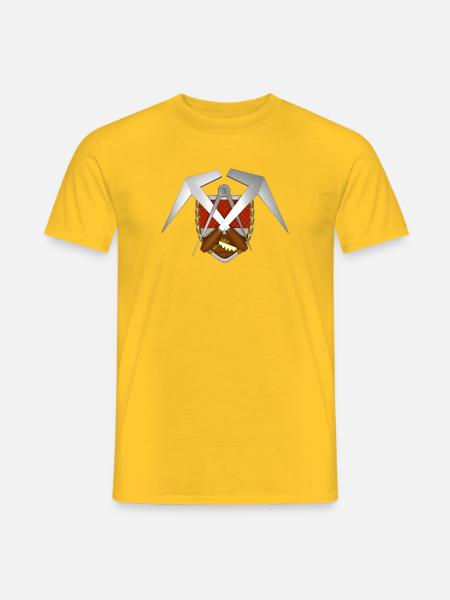 Craft Roofing Emblem - Men's T-Shirt - yellow