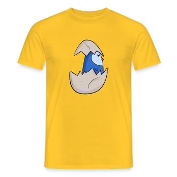 Baby Penguin - Men's T-Shirt - yellow - Front - AI Model Male 178 dark (178cm)