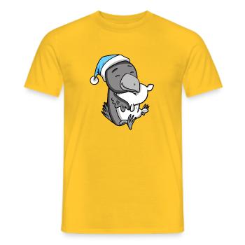 Crow Baby - Men's T-Shirt - yellow - Front - AI Model Male 178 dark (178cm)