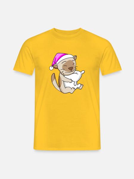 Cat Cat Breed Burmese Cat - Men's T-Shirt - yellow