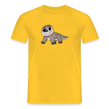 Pholidota - Men's T-Shirt - yellow - Front - AI Model Male 178 dark (178cm)
