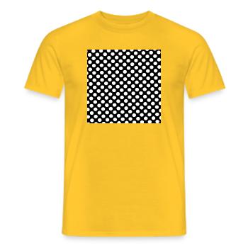 Personalize Background Texture Template - Men's T-Shirt - yellow - Front - AI Model Male 178 dark (178cm)