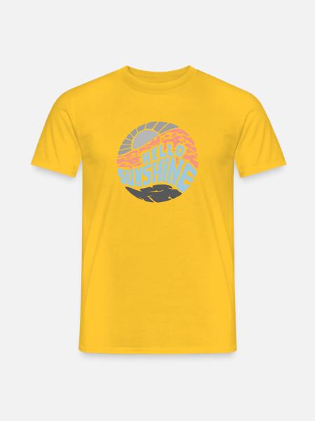 Hello Sunshine! Summer, sun, holidays - Men's T-Shirt - yellow