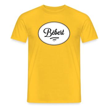 Bébert - Men's T-Shirt - yellow - Front - AI Model Male 178 dark (178cm)