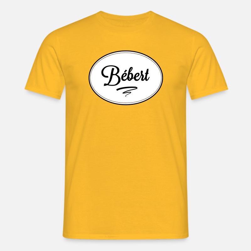 Bébert - Männer T-Shirt - Gelb