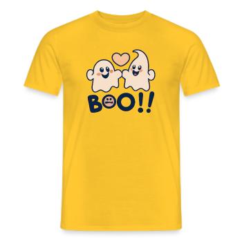 Hou - T-shirt homme - jaune - Devant - AI Model Male 178 dark (178cm)