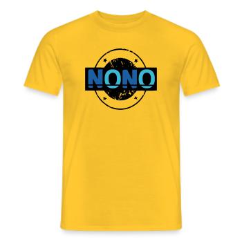 Nono - Men's T-Shirt - yellow - Front - AI Model Male 178 dark (178cm)