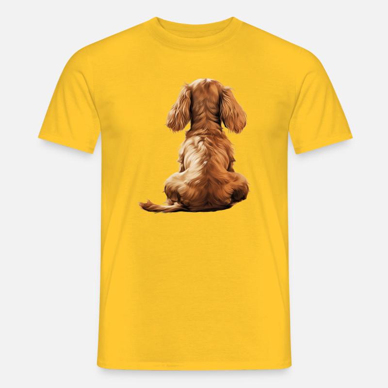 Cocker Spaniel - Men’s T-shirt - yellow