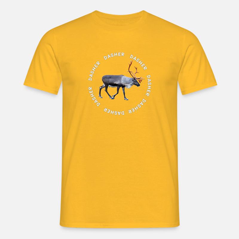 DASHER - Männer T-Shirt - Gelb