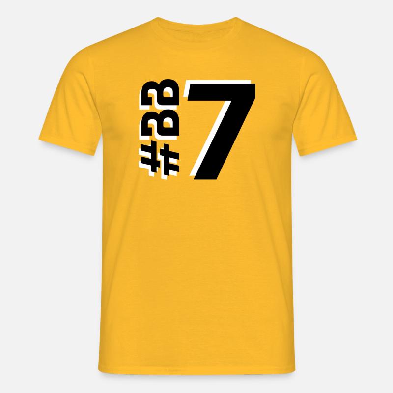 BB7-KARTON - Männer T-Shirt - Gelb