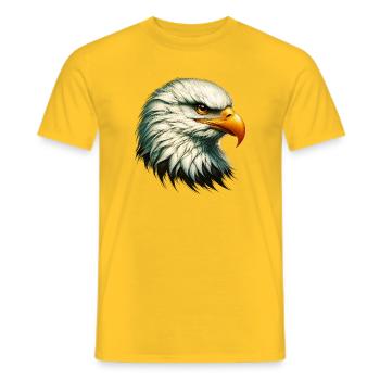 Aigle - T-shirt homme - jaune - Devant - AI Model Male 178 dark (178cm)