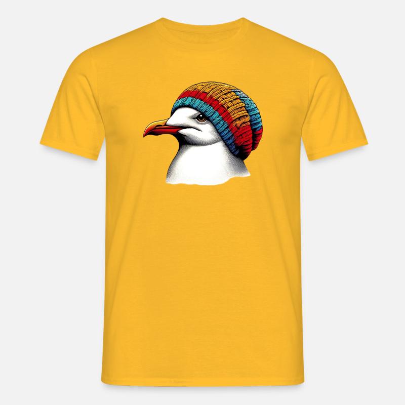 Möwe - Männer T-Shirt - Gelb