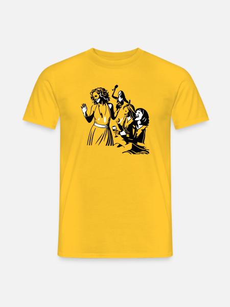 Parti - T-shirt homme - jaune