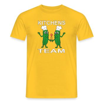 Koch Kochen - Männer T-Shirt - Gelb - Vorne - AI Model Male 178 dark (178cm)