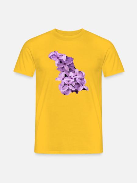 Fliederblütencluster - Männer T-Shirt - Gelb