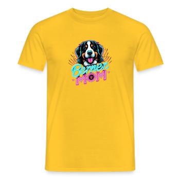 Bouvier bernois - T-shirt homme - jaune - Devant - AI Model Male 178 dark (178cm)