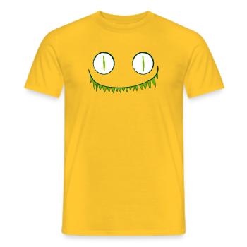 Yeux monstrueux - T-shirt homme - jaune - Devant - AI Model Male 178 dark (178cm)
