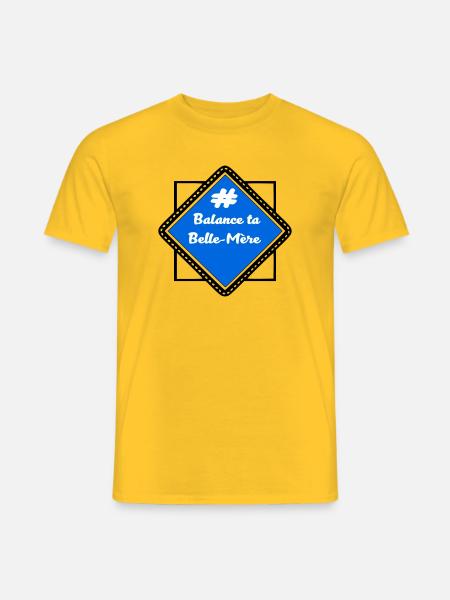 # Balance ta belle-mère - T-shirt homme - jaune