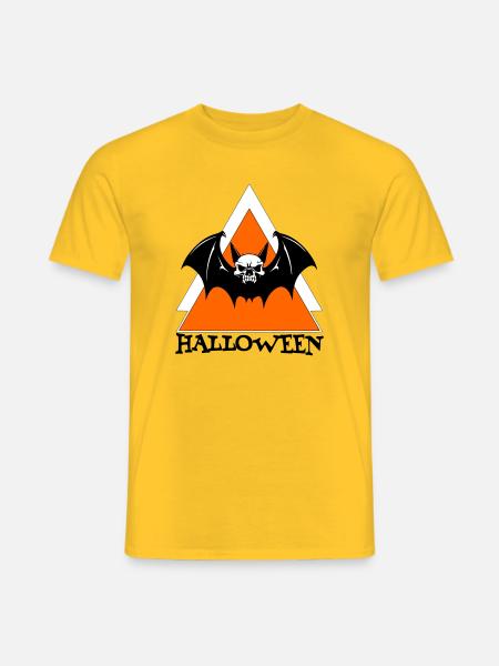 Halloween - T-shirt homme - jaune