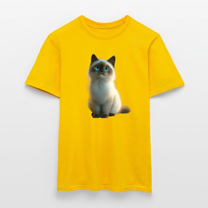 Chat Birman Chat Birman Sacré Chat Birman Mignon Chats Birmans T-shirt homme