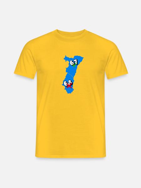 Alsace Region - Men's T-Shirt - yellow