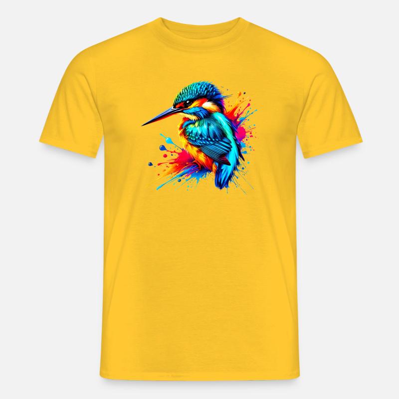 Isfugl - Mænd T-shirt - gul