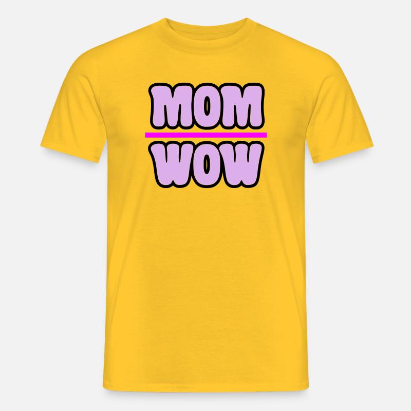 Mama - Männer T-Shirt - Gelb