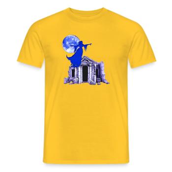 Ruinen, Geister Frau, Monde - Männer T-Shirt - Gelb - Vorne - AI Model Male 178 dark (178cm)