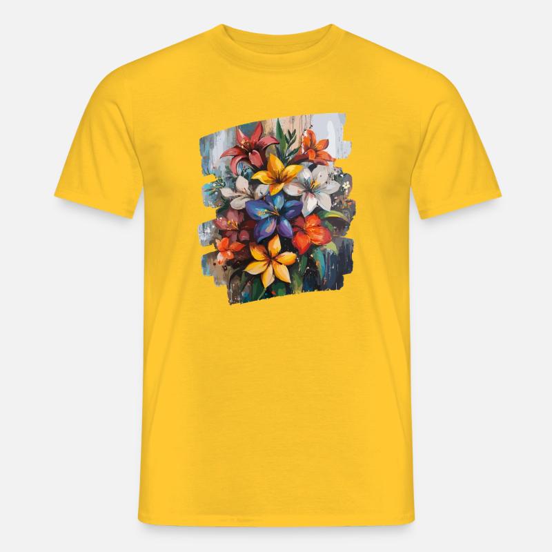 Spring Spring Beginning Flower Flowers - Men’s T-shirt - yellow