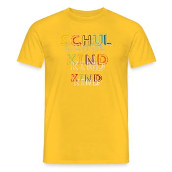 Première classe 2025 - T-shirt homme - jaune - Devant - AI Model Male 178 dark (178cm)