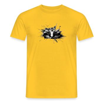 Absolute Geschwindigkeit - Männer T-Shirt - Gelb - Vorne - AI Model Male 178 dark (178cm)
