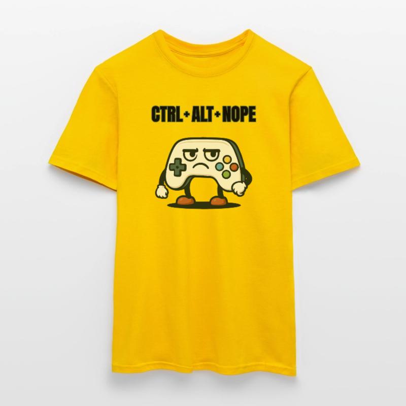 CTRL ALT NOPE Controller Meme Men’s T-shirt