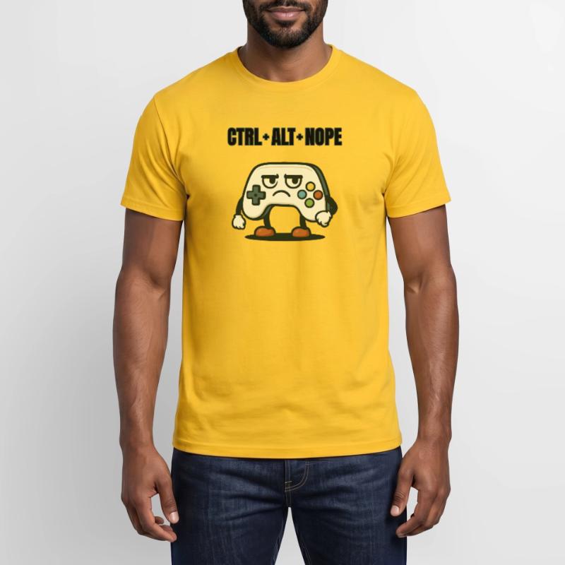 CTRL ALT NOPE Controller Meme Men’s T-shirt