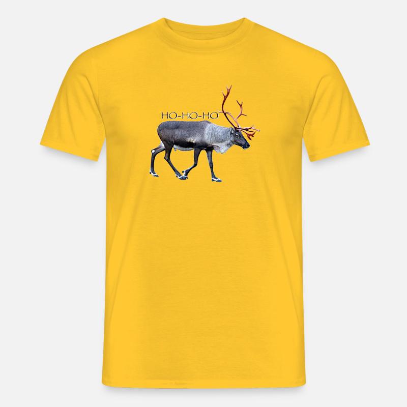 HOHOHO - Männer T-Shirt - Gelb
